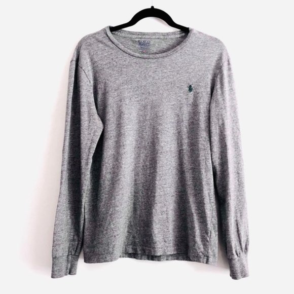 Polo Ralph Lauren Other - Polo Ralph Lauren Heather Gray Long Sleeve Tee M